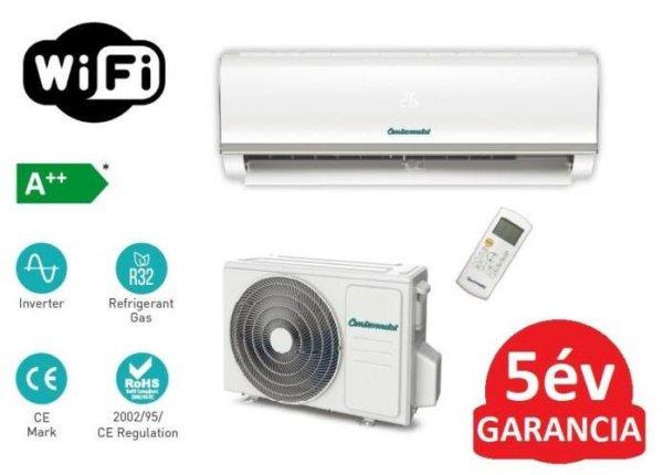 Centrometal AC-Cm M-12000 oldalfali split hűtő/fűtő klíma (R32-3,5kW) -
WiFi modullal