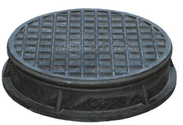 PipeLife D250 PVC fedlap zöldterületi tisztítónyíláshoz