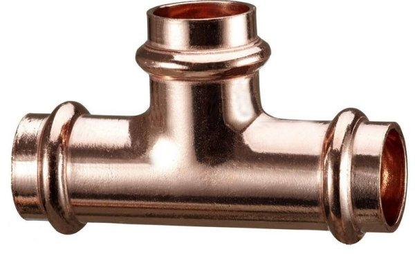 Bänninger Press-Gas 5130 18mm*15mm*18mm szűkített T-idom