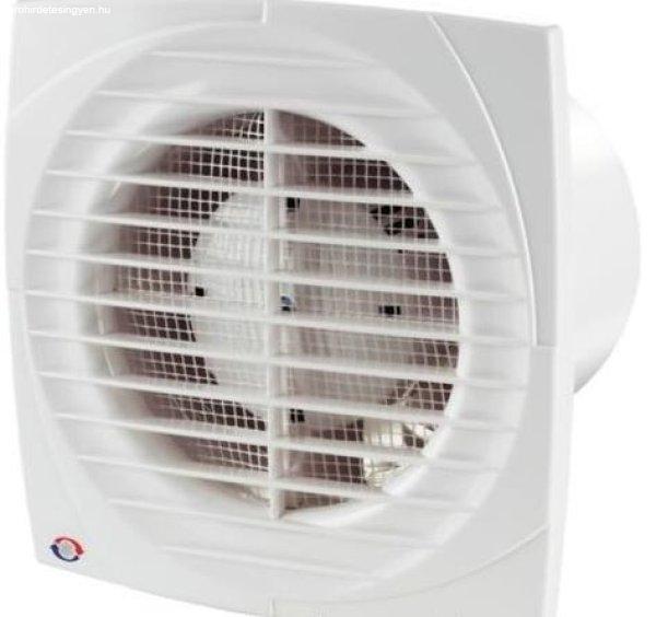 Vents 100 DTH axiális faliventilátor időzítővel és páraérzékelővel
szerelve