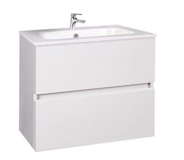 Elois White 80 2 fiókos mosdószekrény
