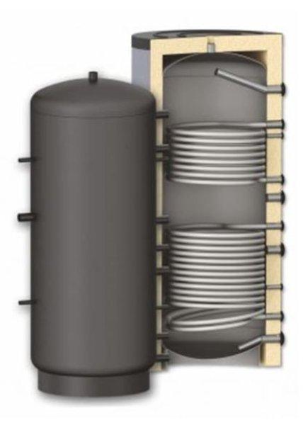 Sunsystem PR 300 puffertároló 300 l. 2 csőkígyóval, szigeteléssel