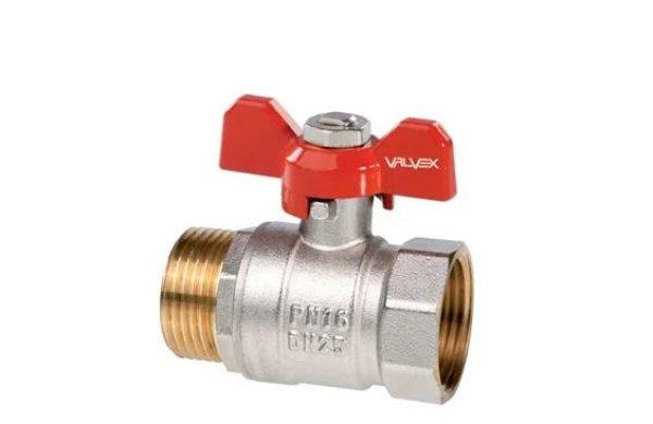 Valvex ORO 1˝ FŰTÉSI golyóscsap FIX-KB, T-fogantyús PN 16, 120°C