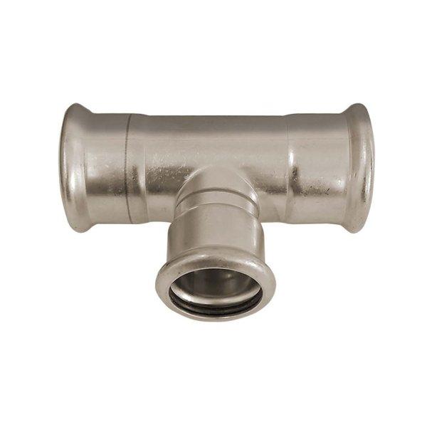 Bänninger 54mm*1/2mm*54mm szűkített T-idom, INOX (rozsdamentes), SS 304,
Hőszivattyús és fűtési rendszerekhez