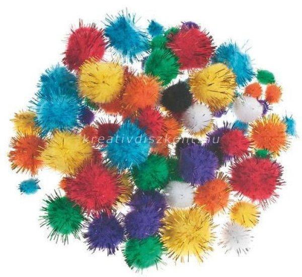 Pompon glitteres 78 db