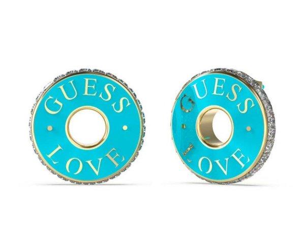 Guess Eredeti aranyozott fülbevaló Love Guess JUBE04084JWYGTQT/U