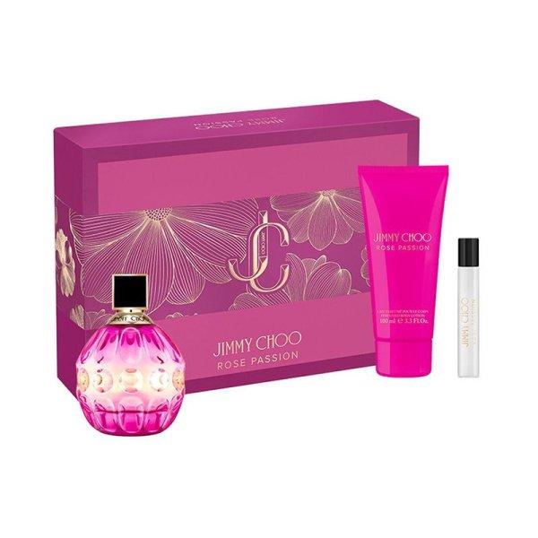 Jimmy Choo Rose Passion - EDP 100 ml + testápoló tej 100 ml + EDP 7,5
ml