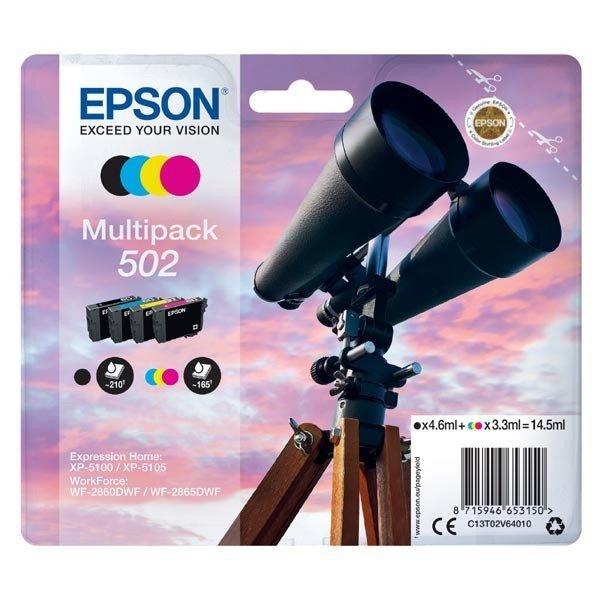 EPSON Nr.502 EREDETI tintapatron multipakk (C13T02V64010) 14,5ml (≈ 705 oldal)