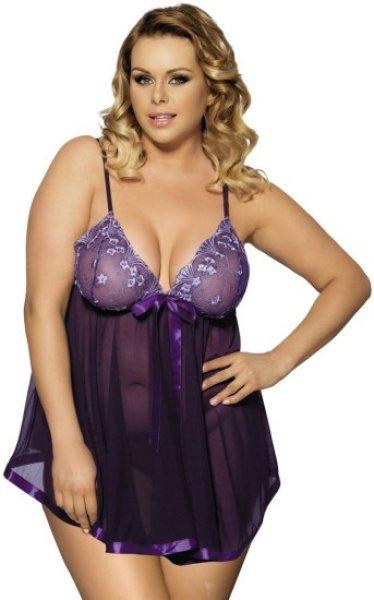 Plus size lila ruha Mysterious Love, XL