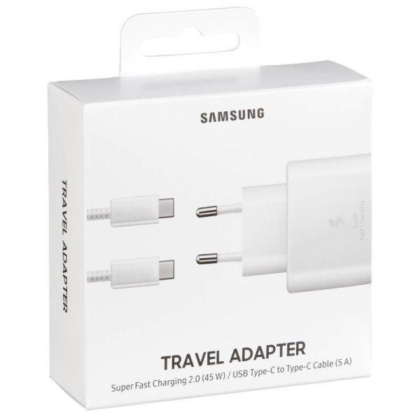 BLISZTERES Samsung EP-TA845XWEGWW gyári hálózati fehér gyorstöltő 5A
EP-DG977BWE fehér gyári Type-c - Type-c adatkábel 1.2m 45W