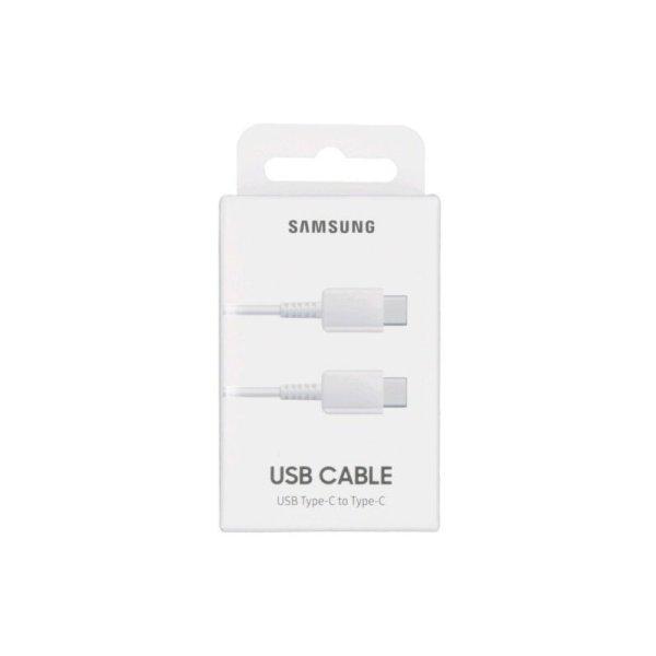 Bliszteres Samsung EP-DA705BWEGWW fehér gyári Type-C - Type-C adatkábel 1.0m