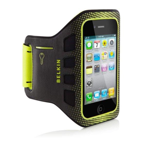 Belkin EaseFit Apple iPhone 4 / 4S vízálló sport telefontartó felkarra
fekete-arany