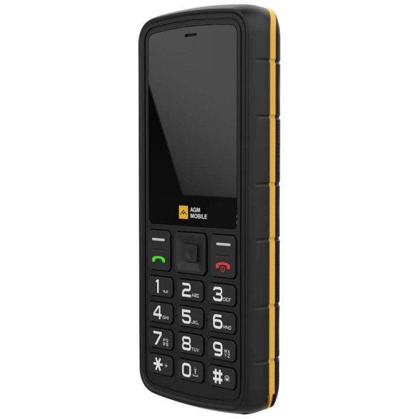 AGM M9-F 4G vízen lebegő, ütés- és vízálló IP68 mobiltelefon,
kártyafüggetlen, Dual Sim, fekete narancssárga