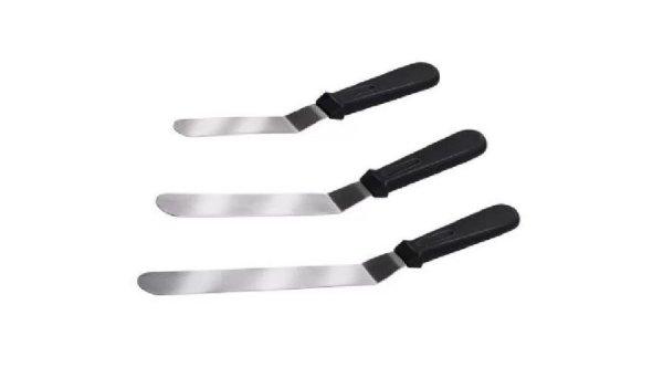 3 részes hajlított spatula készlet Alpina