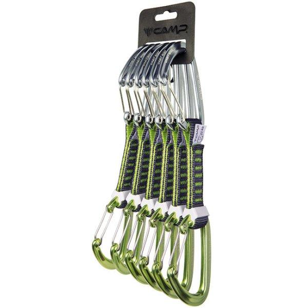 CAMP Express szett drótkarabinerekkel mászáshoz Orbit Wire Express KS 6 Pack
12 cm-es 6 csomag