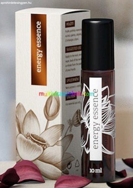 Essence parfüm 10 ml, illóolajokkal, golyós roll-on kiszerelés, Geránium,
Levendula, Borsmenta, Szegfűszeg és Cistus - Energy