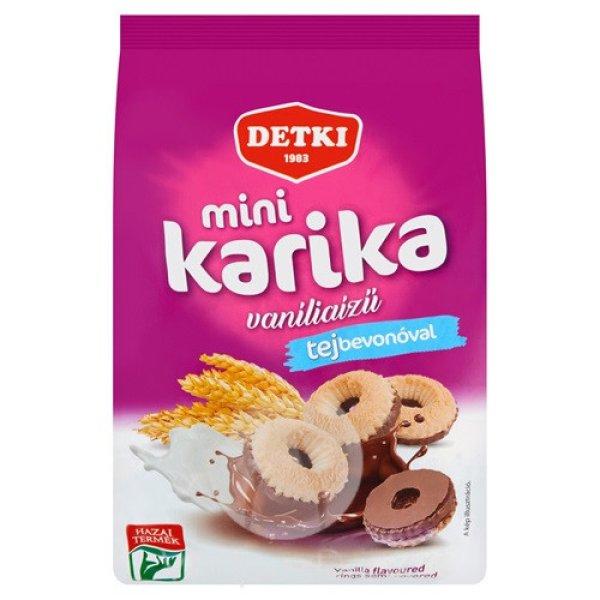 Detki Mini Karika vaníliaízű teasütemény Tej 150g /12/ ZACSKÓS