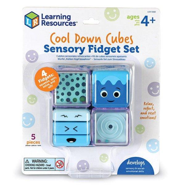 Cool Down Sensory Cubes Sensory Fidget Set- Learning Resources