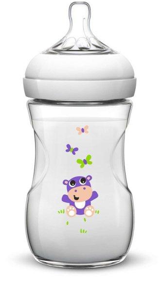 Philips Avent Natural cumisüveg 260 ml - Víziló