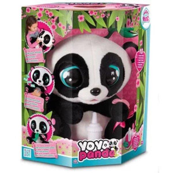 Yoyo panda interaktív plüssfigura - 40 cm