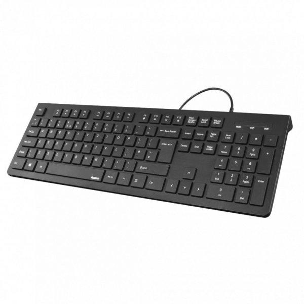 Hama KC-200 Basic Keyboard Black HU