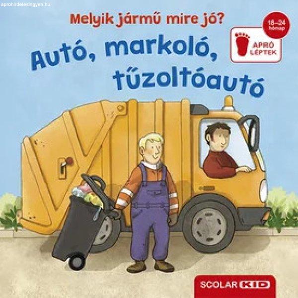 Melyik jármű mire jó? - Autó, markoló, tűzoltóautó