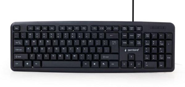 Gembird KB-U-103 Standard keyboard Black US