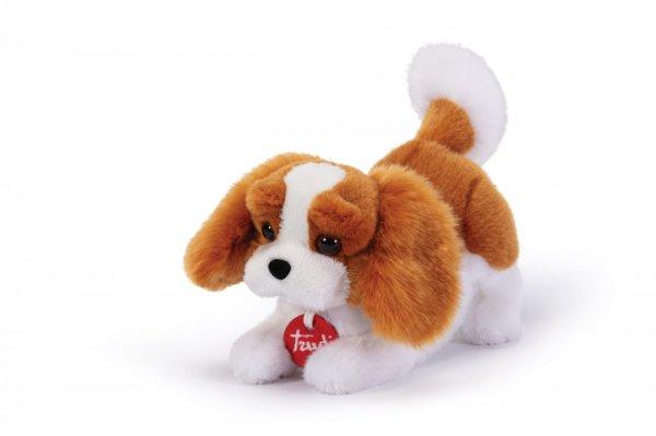 Trudi Cavalier King Marley kutya, fehér-barna - 13cm