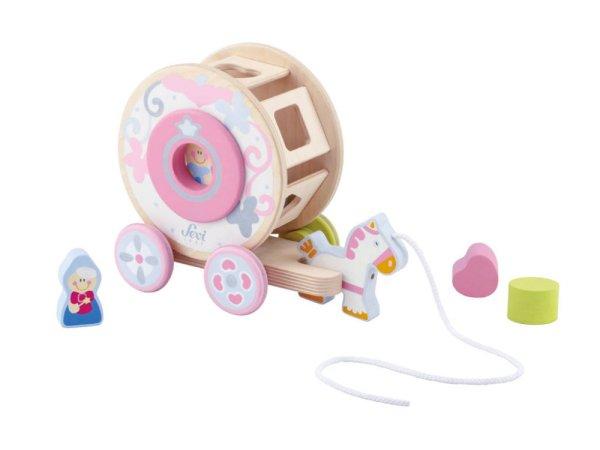 Sevi Infant Toys fa játék - Húzza végig az elvarázsolt kocsit