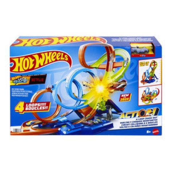 Hot wheels dupla-dupla hurok pálya