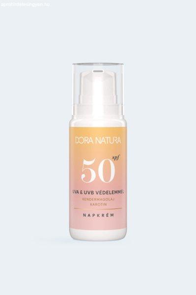 Dora Natura Naptej karotinnal és kendermag olajjal SPF50-100ml