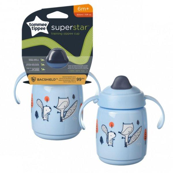 Tommee Tippee Superstar Training Sippee csőrös itatópohár 300 ml-Kék