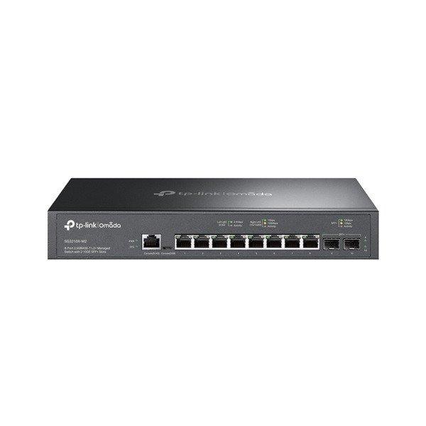 TP-LINK Switch 8x2.5Gbps + 2x10G SFP+ + 1xkonzol port + 1xMicro-USB port,
Menedzselhető Rackes, SG3210X-M2