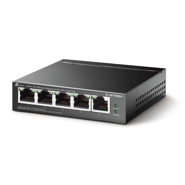 TP-LINK Switch 5x100Mbps (4xPOE), TL-SF1005LP