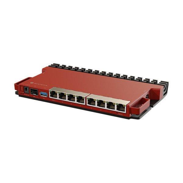 MIKROTIK Vezetékes Router 8x1000Mbps + 1x2500Mbps SFP, 1xUSB3.0,
Menedzselhető, Rackes - L009UiGS-RM