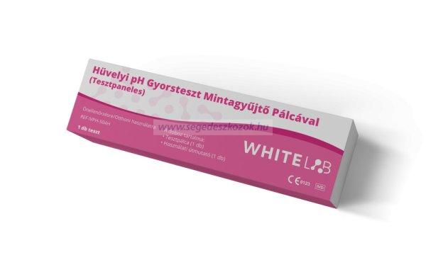 WHITELAB Hüvelyi pH Gyorsteszt Mintagyűjtő Pálcával (Tesztpaneles) 1db
(Utolsó darabos akció!)