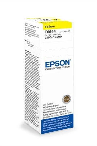 EPSON® T6644 sárga tinta L100/L200 (70ml) (T6724) (≈6500oldal)