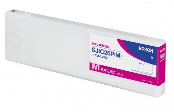 EPSON SJIC26P(M) C7500 EREDETI tintapatron Magenta 294,3ml