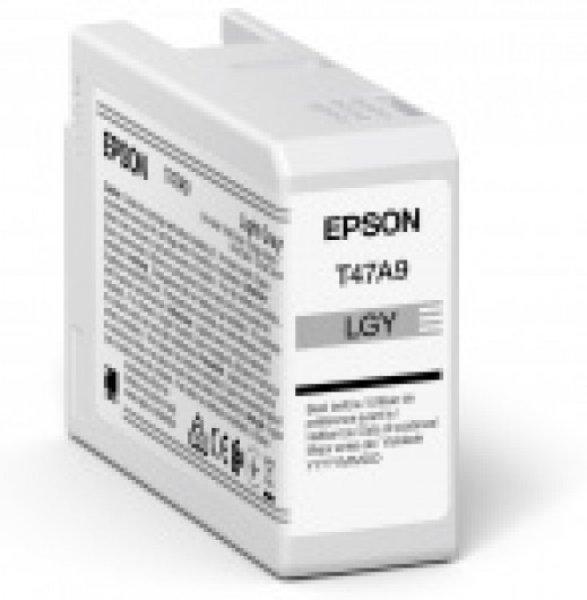 EPSON T47A9 EREDETI tintapatron VILÁGOS SZÜRKE 50ml