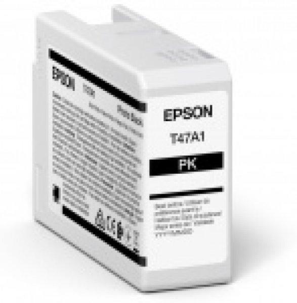 EPSON T47A1 EREDETI tintapatron Photo FEKETE 50 ml