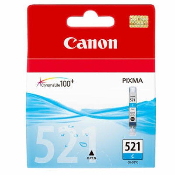 CANON® CLI-521 EREDETI TINTAPATRON CIÁN 9 ml (≈ 300 oldal) ( 2934B001 )