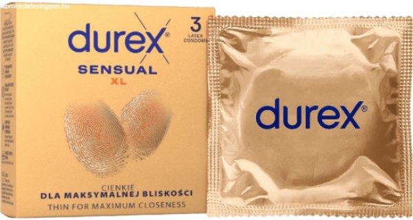 Durex Sensual – XL óvszerek (3 db)