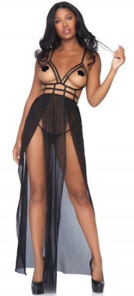 Cage Maxi Dress kétrészes ruha, S–M