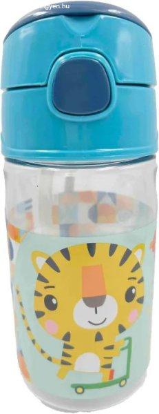 Fisher-Price Animals Tyger műanyag kulacs akasztóval 350 ml