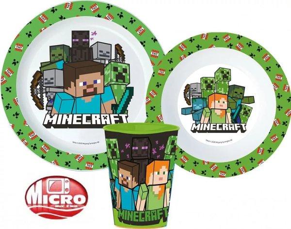 Minecraft micro gyerek étkészlet 