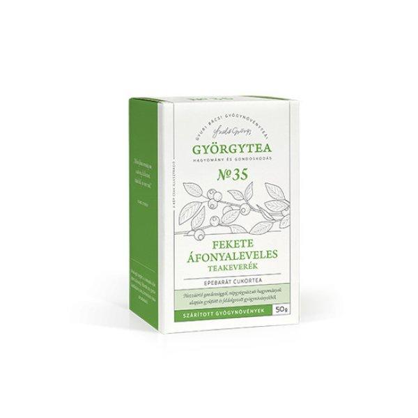 Györgytea Fekete áfonyaleveles teakeverék (Epebarát cukortea) 50 g