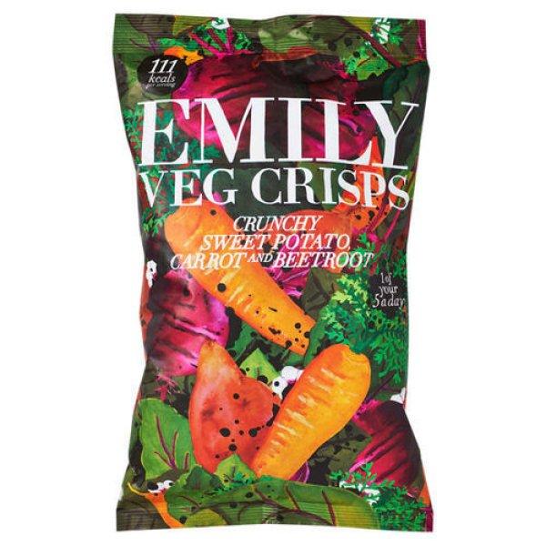 Emily / Veg Crips / Színes szeletelt gyökérzöldségek gluténmentes 100 g