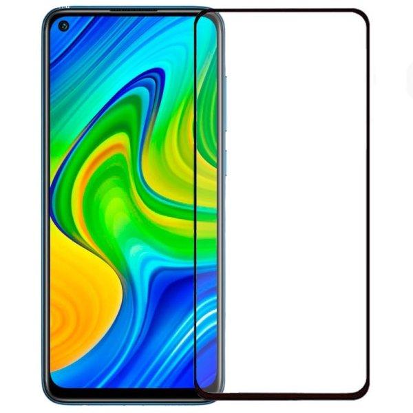 Xiaomi Redmi Note 9 / Redmi 10X 4G / Redmi Note 9T edzett üveg FEKETE TELJES
KÉPERNYŐS FULL SCREEN HAJLÍTOTT tempered glass kijelzőfólia kijelzővédő
védőfólia karcálló kijelzős