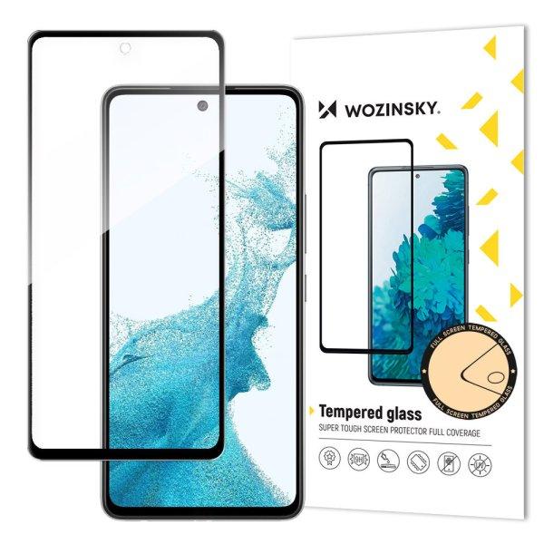 Samsung Galaxy A53 5G karcálló edzett üveg TELJES KÉPERNYŐS FEKETE Tempered
Glass kijelzőfólia kijelzővédő fólia kijelző védőfólia eddzett