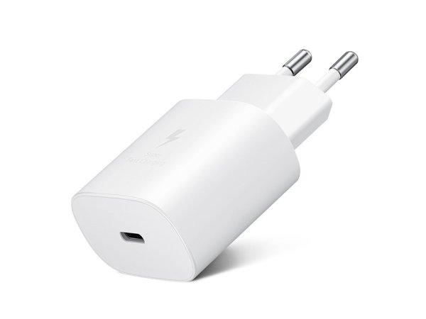Samsung gyári USB hálózati töltő adapter Type-C bemenettel - 25W -
EP-TA800EWE PD.3.0 Super Fast Charging - fehér (ECO csomagolás)